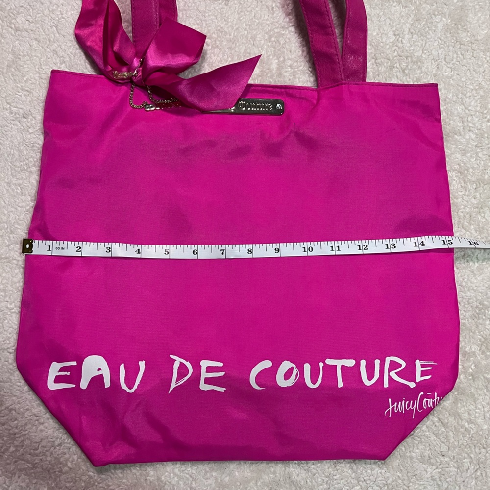 Juicy ‘Eau De Couture’ Barbie Pink Tote Bag - Picture 3 of 13